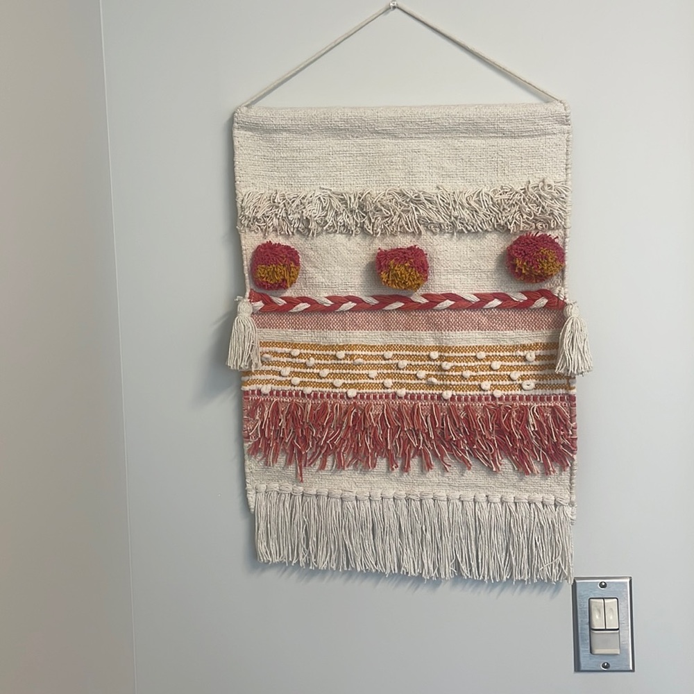 Opalhouse Macrame Boho Wall Hanging Decor Textured